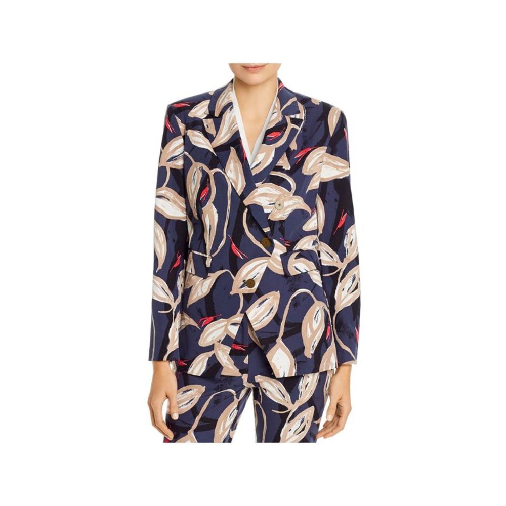 NIC+ZOE Womens Stretch Pocketed Fitted Lined Wear To Work Blazer Jacket